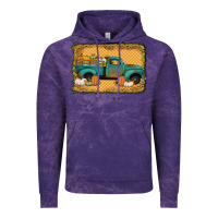 Cloud Purple pumpkin farm truck Vintage Hoodie - Jasminsmagicworld
