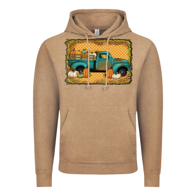 Pumpkin Farm Truck Vintage Hoodie by Jasminsmagicworld | Teevron