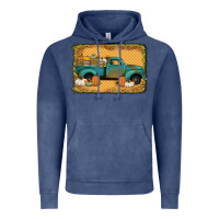 Vintage Denim pumpkin farm truck Vintage Hoodie - Jasminsmagicworld