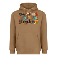 Toasted Coconut one thankful teacher Heavyweight Hoodie - CowGirlArtShop