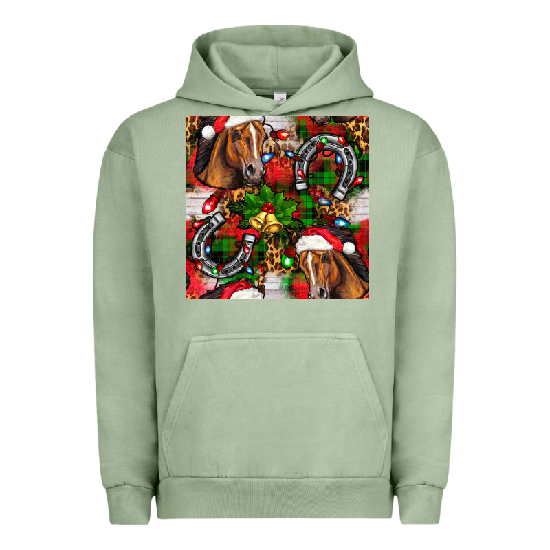 Christmas Horse Leopard Urban Hoodie by FaDigitalArtStudio | Teevron