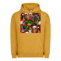 Pigment Peanut Butter christmas horse leopard Urban Hoodie - FaDigitalArtStudio