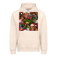 Sandshell christmas horse leopard Urban Hoodie - FaDigitalArtStudio