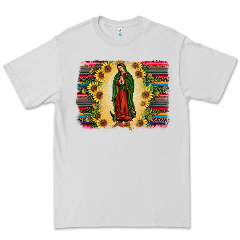 Serape Our Lady Of Guadalupe Premium Tee by JahusDesignShop | Teevron
