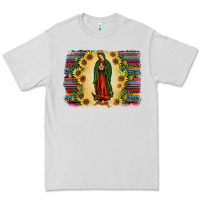 Dove Grey serape our lady of guadalupe Premium Tee - JahusDesignShop