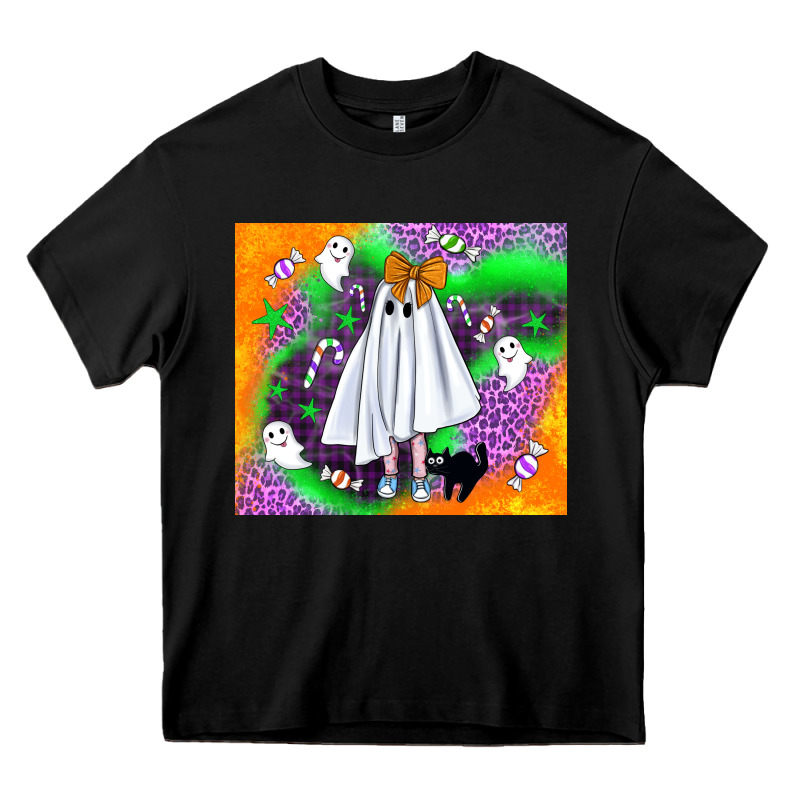Cute Ghost Halloween Tumbler Heavy Core Tee by BundleAndBundleShop | Teevron