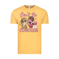 Vintage Mustard don't be self conchas Vintage Tee - MaliasSmallBusiness
