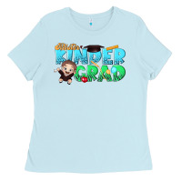 Baby Blue mister kinder grad Ladies Tee - RanaPortraitStore