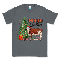 Charcoal Heather mooey christmas Classic Tee - MaliasSmallBusiness