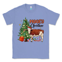 Colony Blue mooey christmas Classic Tee - MaliasSmallBusiness