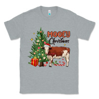 Heather Grey mooey christmas Classic Tee - MaliasSmallBusiness