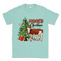 Seafoam mooey christmas Classic Tee - MaliasSmallBusiness