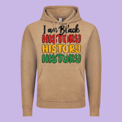 I Am Black History Vintage Hoodie Designed By Maliassmallbusiness