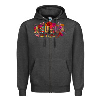 Charcoal Heather Abuela Our Lady Zipper Hoodie - texasbilliewilder