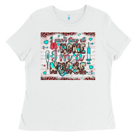 White i can’t stay at home i’m a nurse Ladies Tee - JahusDesignShop