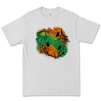 Dove Grey halloween patch  2 Premium Tee - BundleAndBundleShop