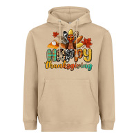 Mushroom happy thanksgiving Heavyweight Hoodie - CowGirlArtShop