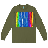 Army Green LGBTQ+ Pride American Flag Tumbler Long Sleeve Tee - BundleAndBundleShop