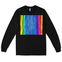 Black LGBTQ+ Pride American Flag Tumbler Long Sleeve Tee - BundleAndBundleShop