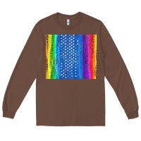 Chestnut LGBTQ+ Pride American Flag Tumbler Long Sleeve Tee - BundleAndBundleShop