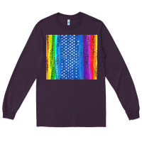 Plum LGBTQ+ Pride American Flag Tumbler Long Sleeve Tee - BundleAndBundleShop