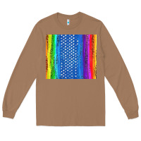 Toasted Coconut LGBTQ+ Pride American Flag Tumbler Long Sleeve Tee - BundleAndBundleShop
