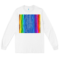 White LGBTQ+ Pride American Flag Tumbler Long Sleeve Tee - BundleAndBundleShop