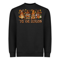 Black 'tis the season gnomies bbs Heavyweight Sweatshirt - BundleAndBundleShop