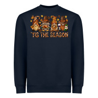 Navy 'tis the season gnomies bbs Heavyweight Sweatshirt - BundleAndBundleShop