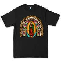 Black our lady of guadalupe rainbow Premium Tee - JahusDesignShop