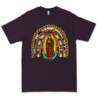 Plum our lady of guadalupe rainbow Premium Tee - JahusDesignShop
