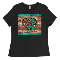 Black nurse leopard heart Ladies Tee - JahusDesignShop