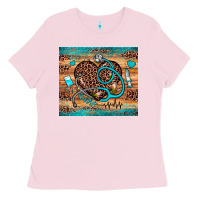 Bubblegum Pink nurse leopard heart Ladies Tee - JahusDesignShop