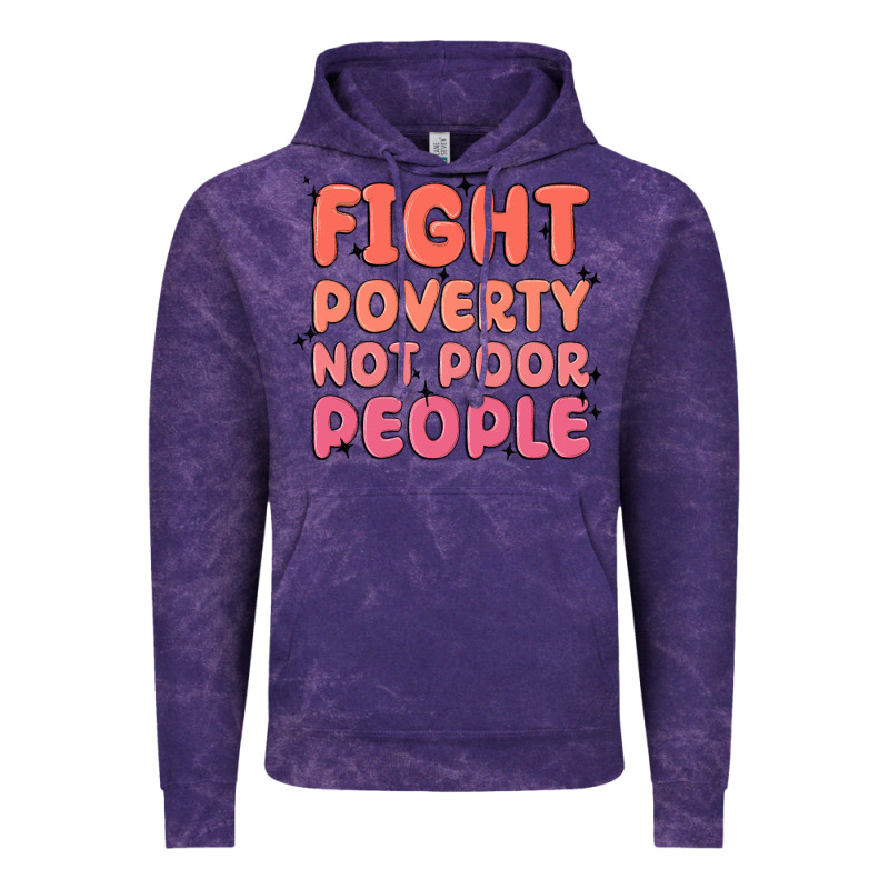 Fight Poverty Not Poor People Vintage Hoodie by MaliasSmallBusiness | Teevron