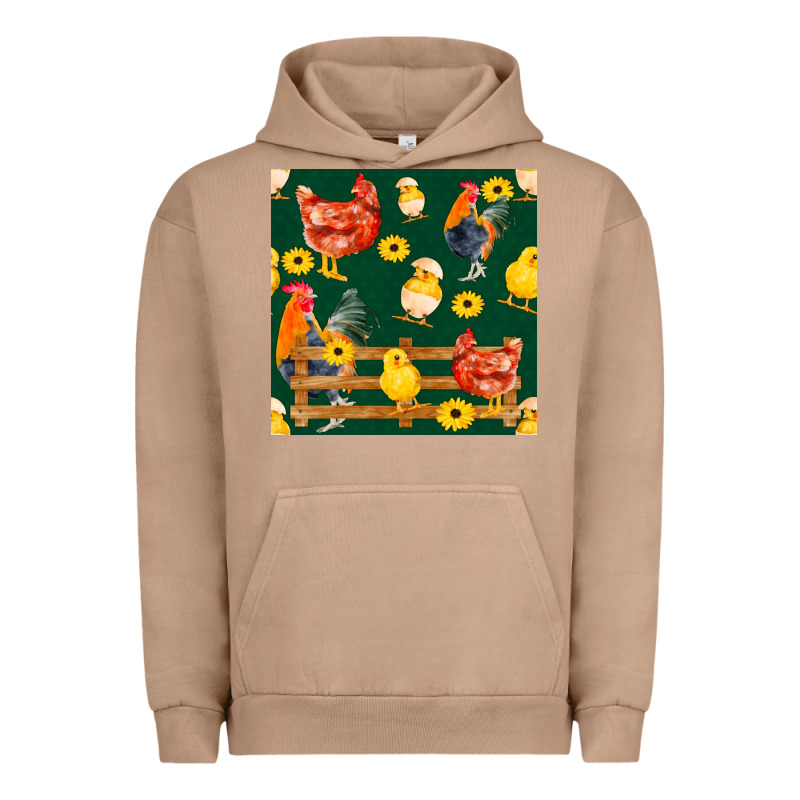 Farm Life Seamless Pattern Urban Hoodie by FaDigitalArtStudio | Teevron