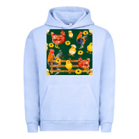 Pigment Grape Ice farm life seamless pattern Urban Hoodie - FaDigitalArtStudio