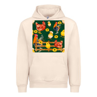 Sandshell farm life seamless pattern Urban Hoodie - FaDigitalArtStudio