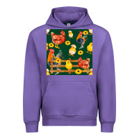 Tulip farm life seamless pattern Urban Hoodie - FaDigitalArtStudio
