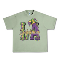 Oil Green louisiana mardi gras Urban Heavy Tee - MaliasSmallBusiness