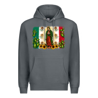 Rock mexican flag our lady of guadalupe Premium Hoodie - JahusDesignShop