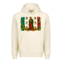 Tofu mexican flag our lady of guadalupe Premium Hoodie - JahusDesignShop