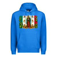 True Royal mexican flag our lady of guadalupe Premium Hoodie - JahusDesignShop