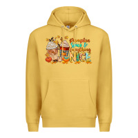Antique Gold pumpkin spice and everything nice Premium Hoodie - CowGirlArtShop