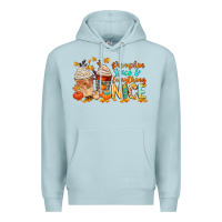 Blue Mist pumpkin spice and everything nice Premium Hoodie - CowGirlArtShop