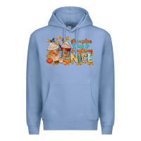 Colony Blue pumpkin spice and everything nice Premium Hoodie - CowGirlArtShop