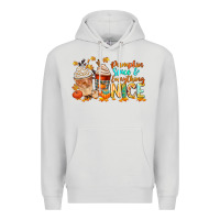 Dove Grey pumpkin spice and everything nice Premium Hoodie - CowGirlArtShop