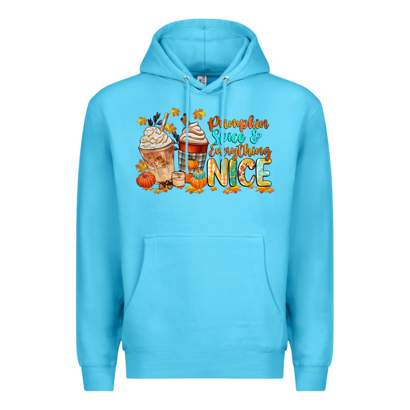 Pumpkin Spice And Everything Nice Premium Hoodie by CowGirlArtShop | Teevron