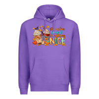 Purple pumpkin spice and everything nice Premium Hoodie - CowGirlArtShop