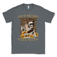Charcoal Heather dead inside boujee outside Classic Tee - MaliasSmallBusiness