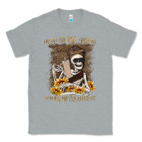 Heather Grey dead inside boujee outside Classic Tee - MaliasSmallBusiness